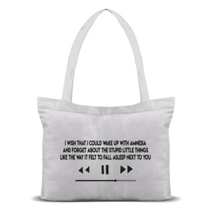 Tas Tote Music Player Totebag Kanvas