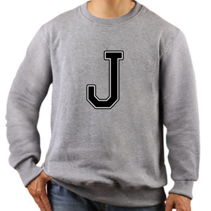 Jaket Sweater Kaos Huruf J Keren