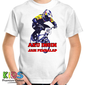 Kaos AKU INGIN JADI PEMBALAP