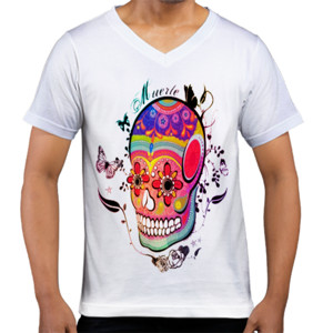 Kaos  kaos skull flowery