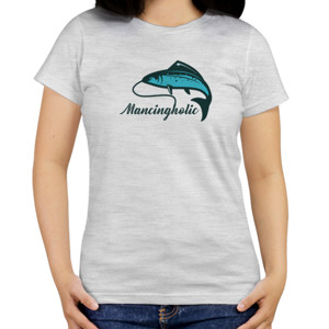 Kaos Kaos Mancing - Mancingholic - Putih
