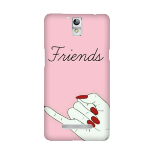 Pink Hand Friend Zone Casing HP