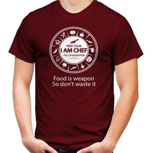 Kaos Kaos Chef Merah Maroon