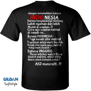Kaos Pria Gildan soft style