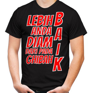 Kaos lebih baik anda diam