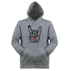 Jaket Hoodie Kaos Metal
