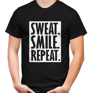 Kaos sweat smile repeat