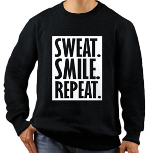 Jaket Sweater sweat smile repeat