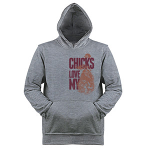 Jaket Hoodie Chicks Love My
