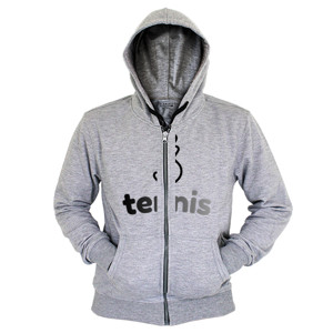Hoodie Zipper Tennis love icon