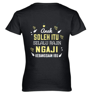 Kaos Anak Soleh Rajin Ngaji