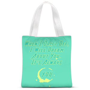 Tas Tote Fullprint When I drift off - Fullprint bag