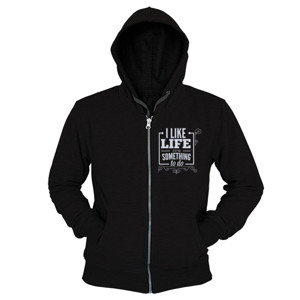 Hoodie Zipper Life To Do