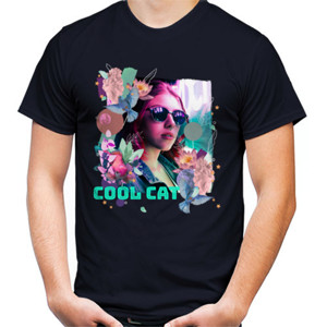 Kaos Cool Cat T Shirt