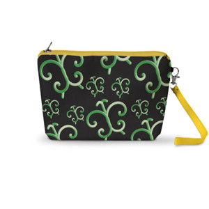 Pouch Trapesium Kupu-Kupu Abstrak 3D (3D Abstract Butterfly)