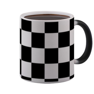 Mug Bunglon Gelas Papan Catur