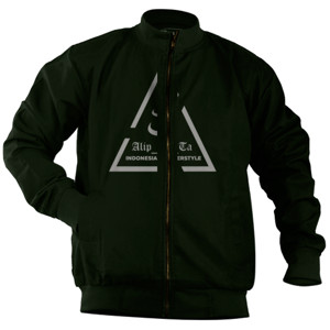 Jaket Bomber Kaos ALIPERS
