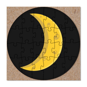 Puzzle Bulan Sabit (Crescent Moon)