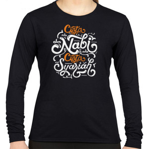 Kaos Cinta Nabi Cinta Syariah