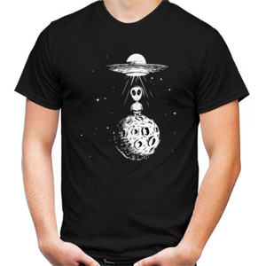Kaos Baju Kaos Distro Alien landed to moon