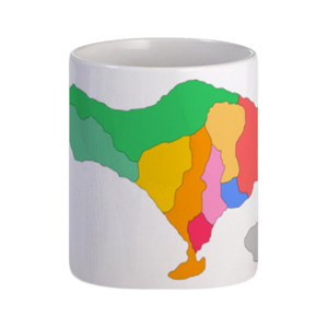 Mug Peta Pulau Bali