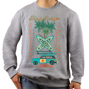 Jaket Sweater Star Surfer California 