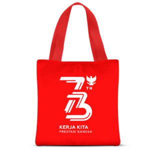 Tas Tote Fullprint 73 Th Indonesia Merdeka