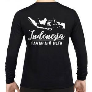 Kaos Indonesia Tanah Air Beta - print belakang 