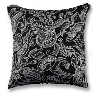 Bantal Bantal BATIK DECO Black and White