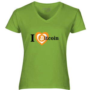 Kaos I Love Bitcoin