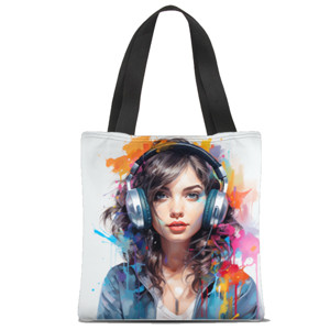 Tas Tote Fullprint Tote bag Siren Symphony By Toteology