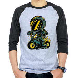 Kaos Raglan Free Ride
