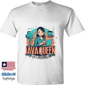 Kaos java coding girl