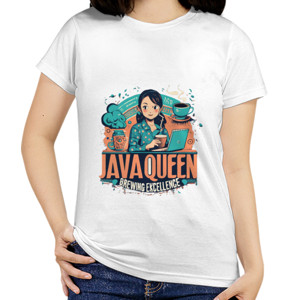 Kaos java coding girl