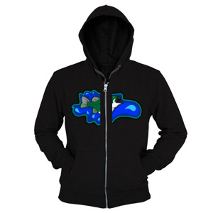 Hoodie Zipper largemouth bass fish