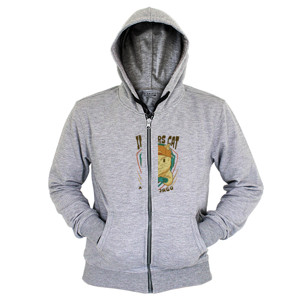 Hoodie Zipper Indoors Cat Mang Jago