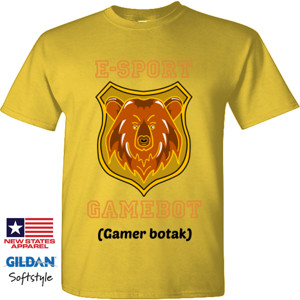 Kaos E-sport GAMEBOT(gamer botak)