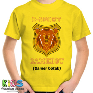 Kaos E-sport GAMEBOT(gamer botak)