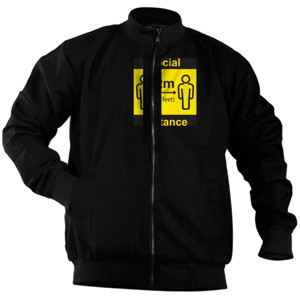 Jaket Bomber Social Distancing