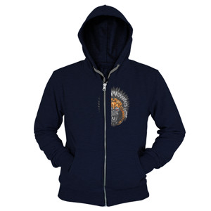 Hoodie Zipper Kingkong indian