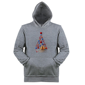 Jaket Hoodie Beauty Tree Christmas