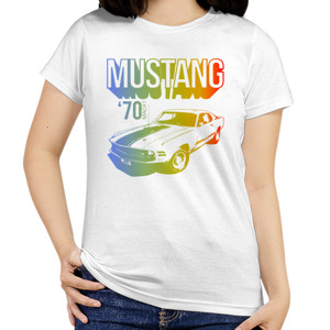 Kaos Wanita Mobil Mustang Mach 1