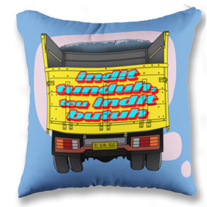 Bantal Tulisan Truk