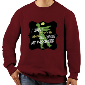 Jaket Sweater I Want to open my heart