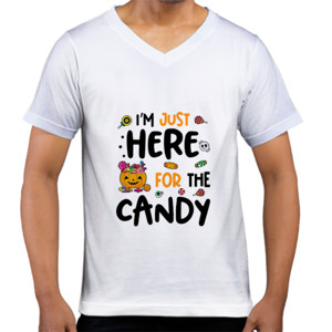 Kaos  I Am Just Here For The Candy Halloween - 1