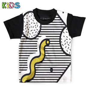 Kaos Anak Full-Print Neo memphis background 20