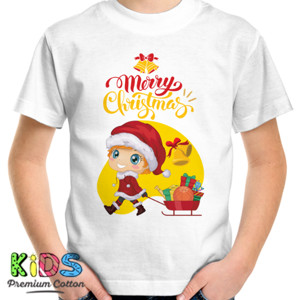 Kaos Kaos anak/Baju anak Merry Christmas natal