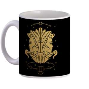 Mug Golden Gemini