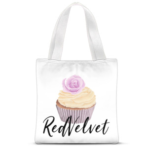 Tas Tote Fullprint Red Velvet