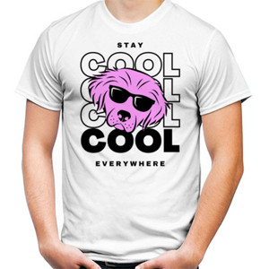 Kaos Cool Dog Everywhere